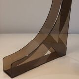 "Boomerang" record rack