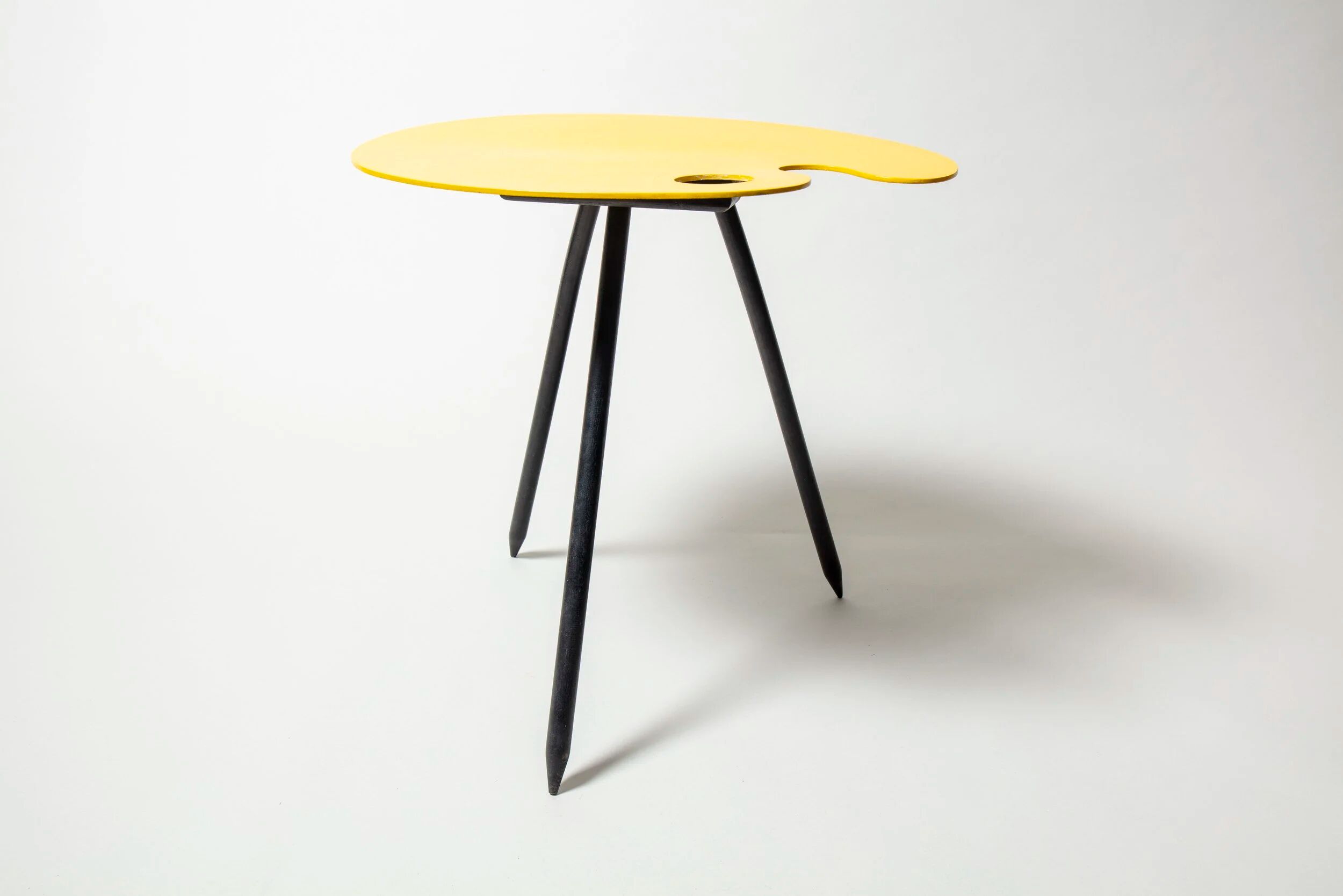 Side table designed by Lucien de Roeck in 1958 for the Brussels World Expo.