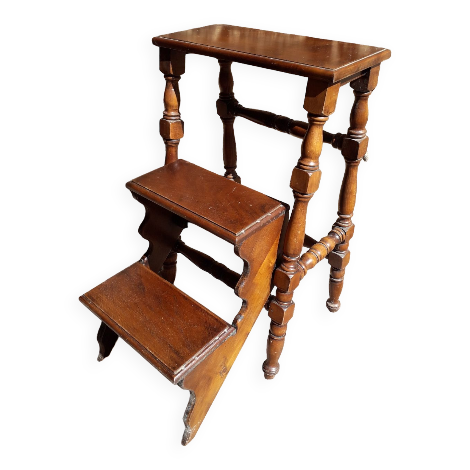 Old library stepladder