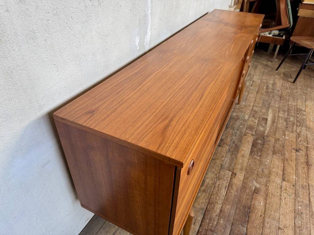 Petite enfilade vintage en teck 200 cm