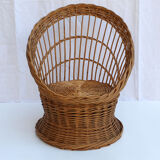 Child rattan armchair