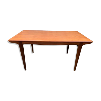 Scandinavian teak dining table 70'.