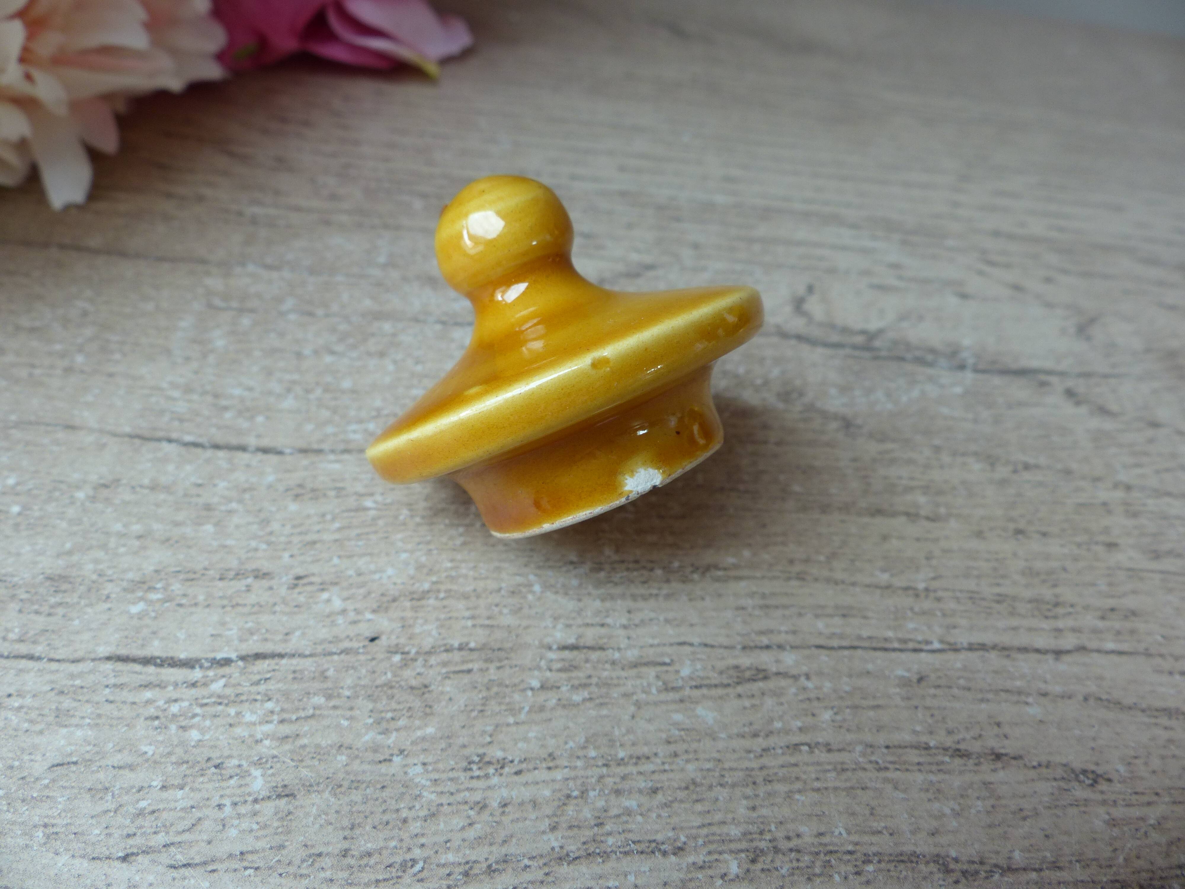 Small spice pot for paprika ceramic Vallauris Vintage