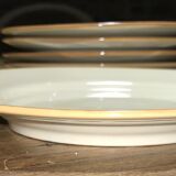 Série de 6 assiettes en grès