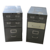 Set of 2 metal lockers Ronéo