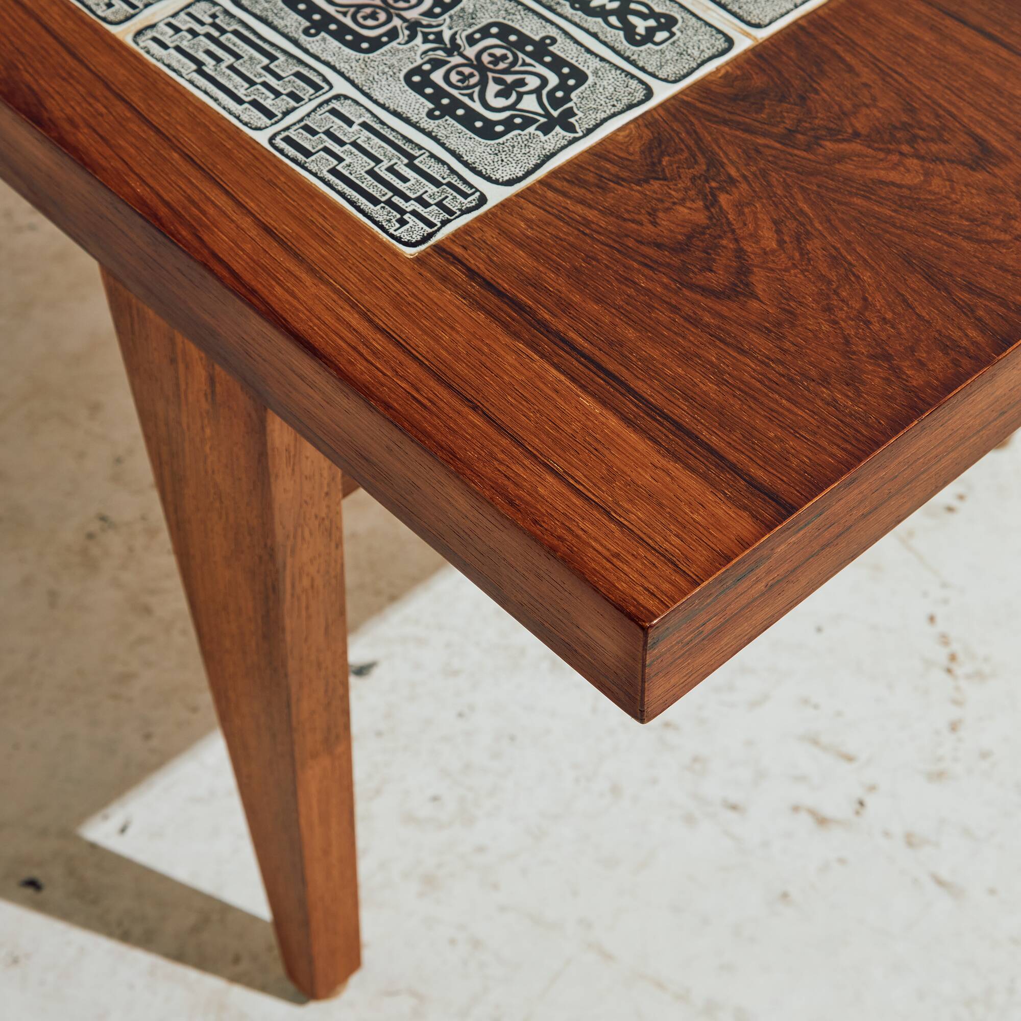 Restored rosewood coffee table