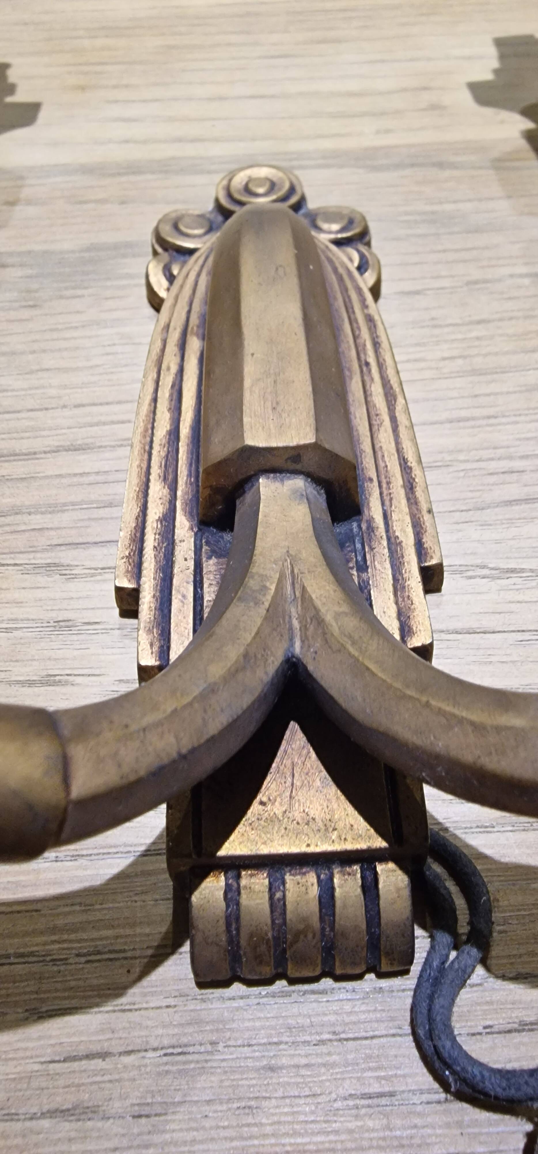 Boretti bronze wall light