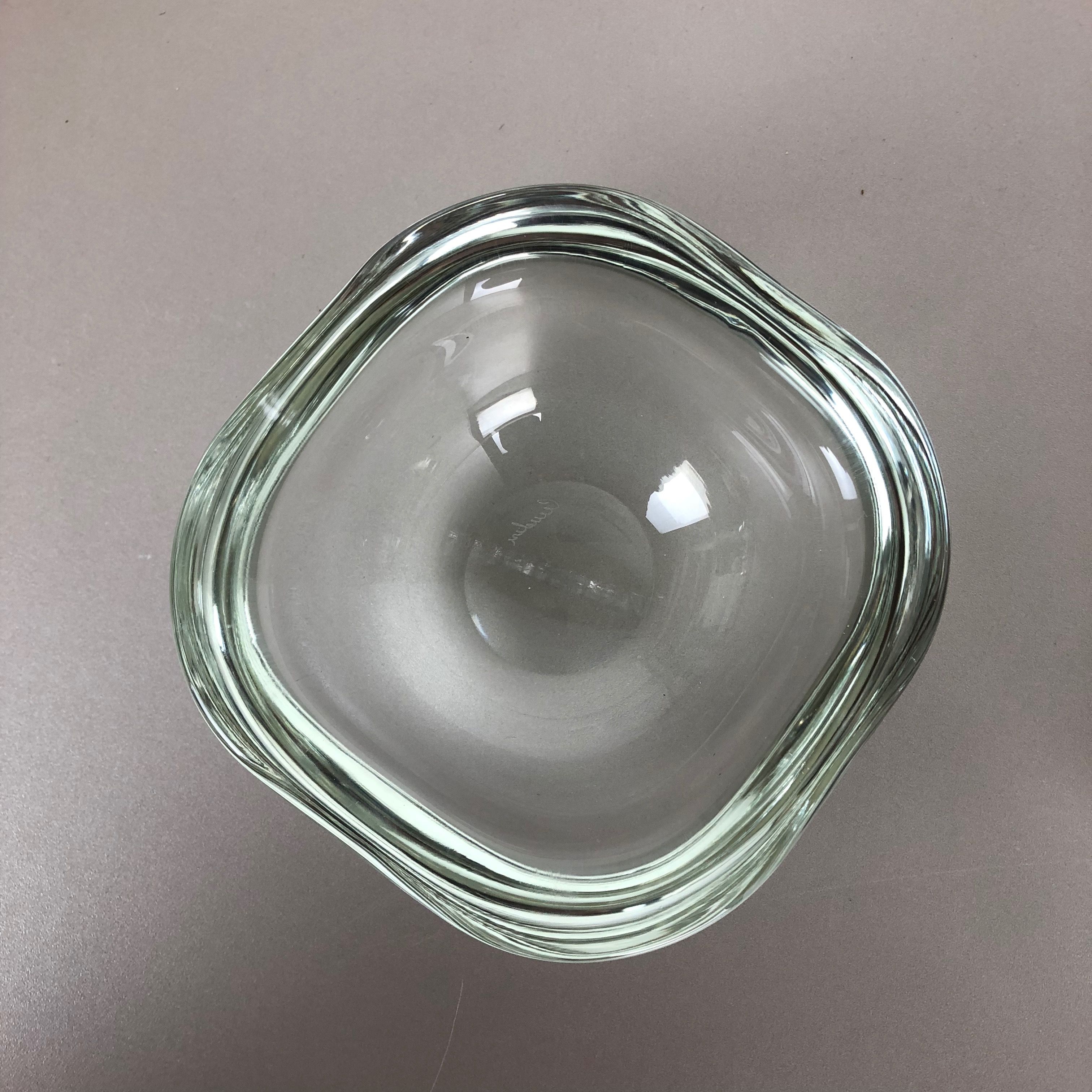 Murano glass shell bowls by Cenedese Italy, 1960