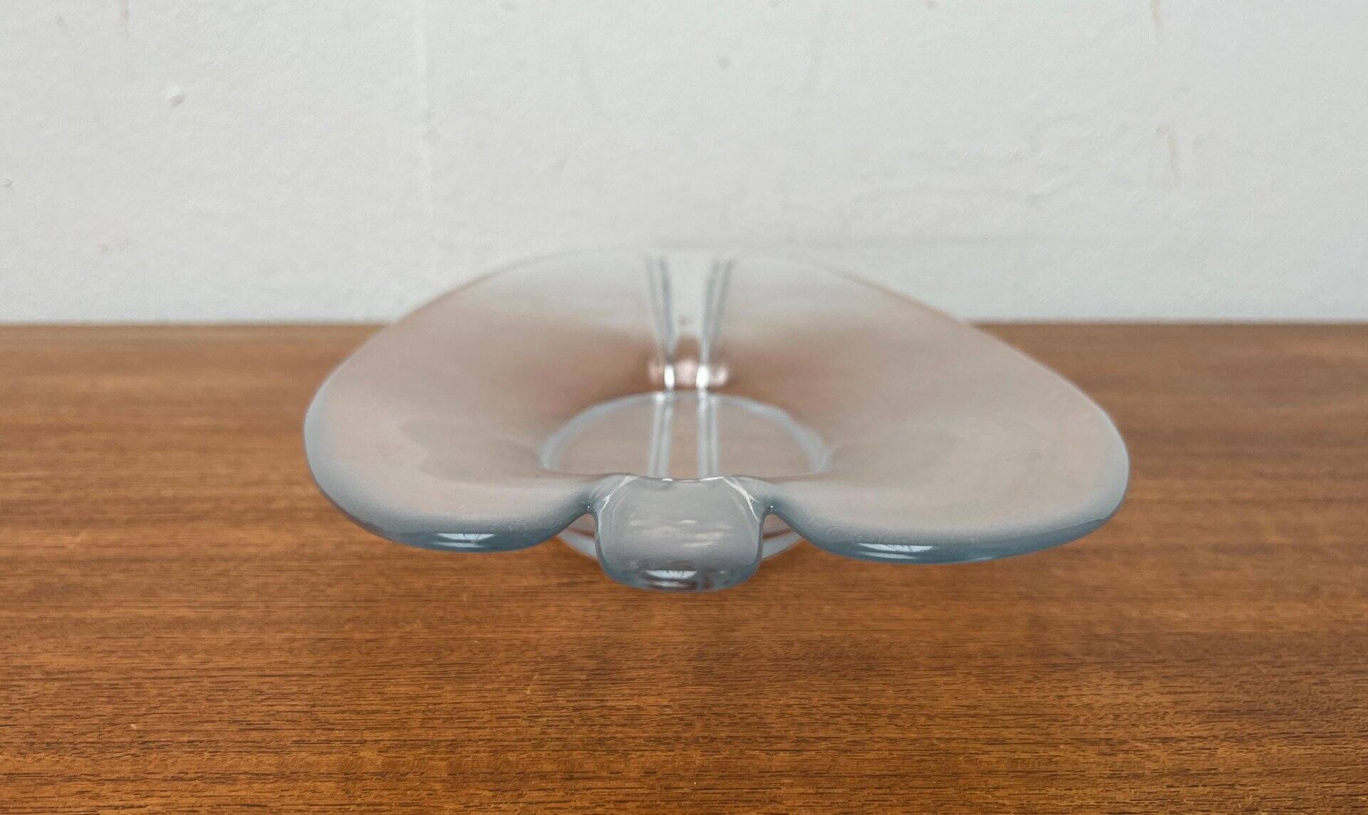 Vintage glass bowl from Holmegaard, 1970s.