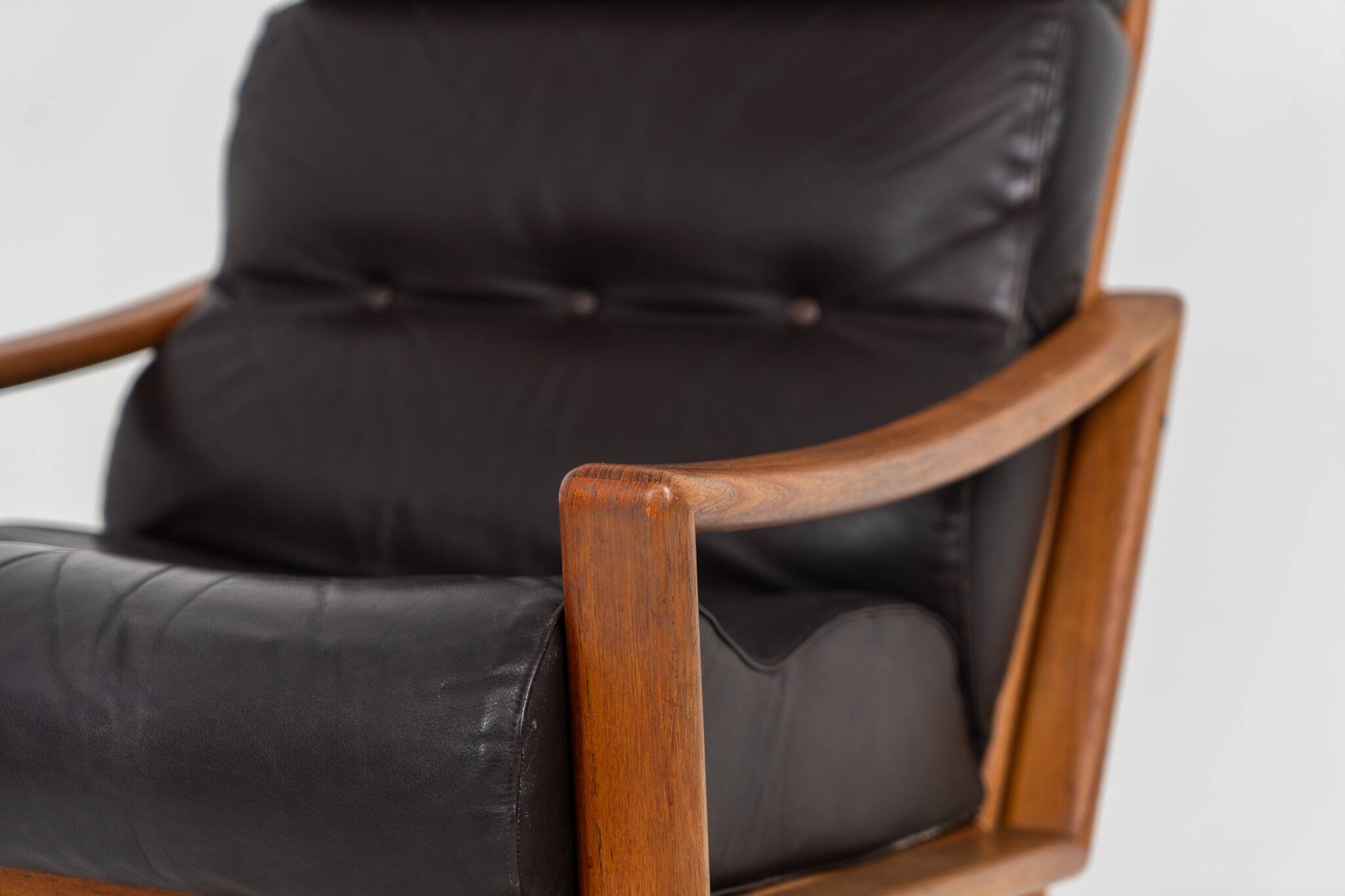Fauteuil en cuir par Glostrup