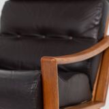 Fauteuil en cuir par Glostrup