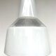 Holophane suspension en verre rv2 prismopal 1972  ø 24 cm