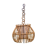 Vintage rattan chandelier