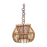 Vintage rattan chandelier