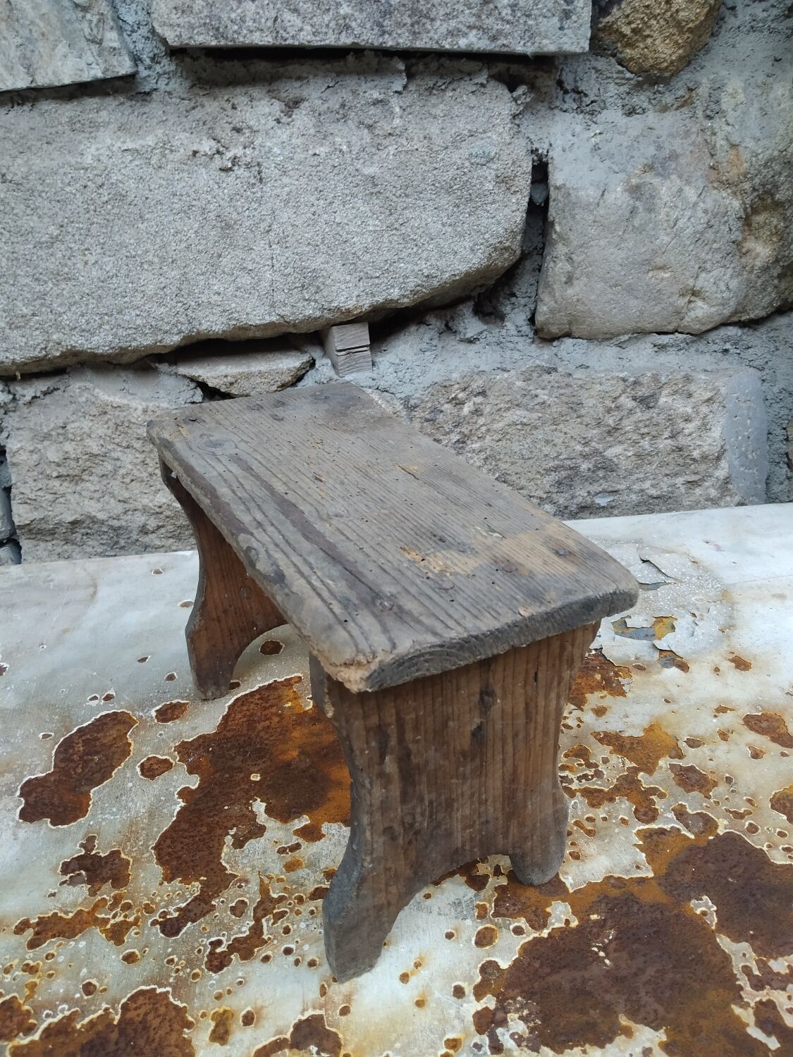 Wooden stool