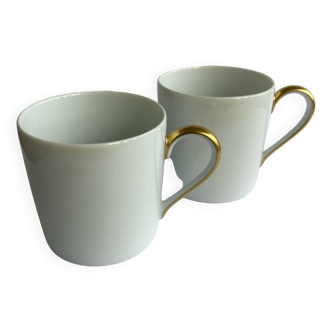 2 Limoges Haviland coffee cups model Stanislas (?)