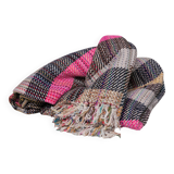 Khadi blanket, hand-woven from recycled wool by Storie