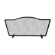 Black Metal Fireplace Fire Screen Vintage Mesh #A609