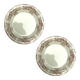 Pair of antique soup plates – Creil and Montereau, “Cevla” decor