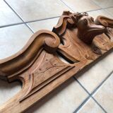 Ibex wooden pediment
