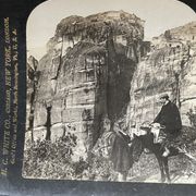 Old photography stereo, stereograph, luxury albumine 1903 Northern Greece