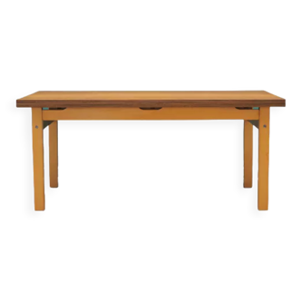 Table beech, Polish design, 80's, producer: OFM