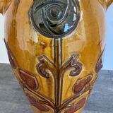 Art Nouveau vase in Flemish pottery