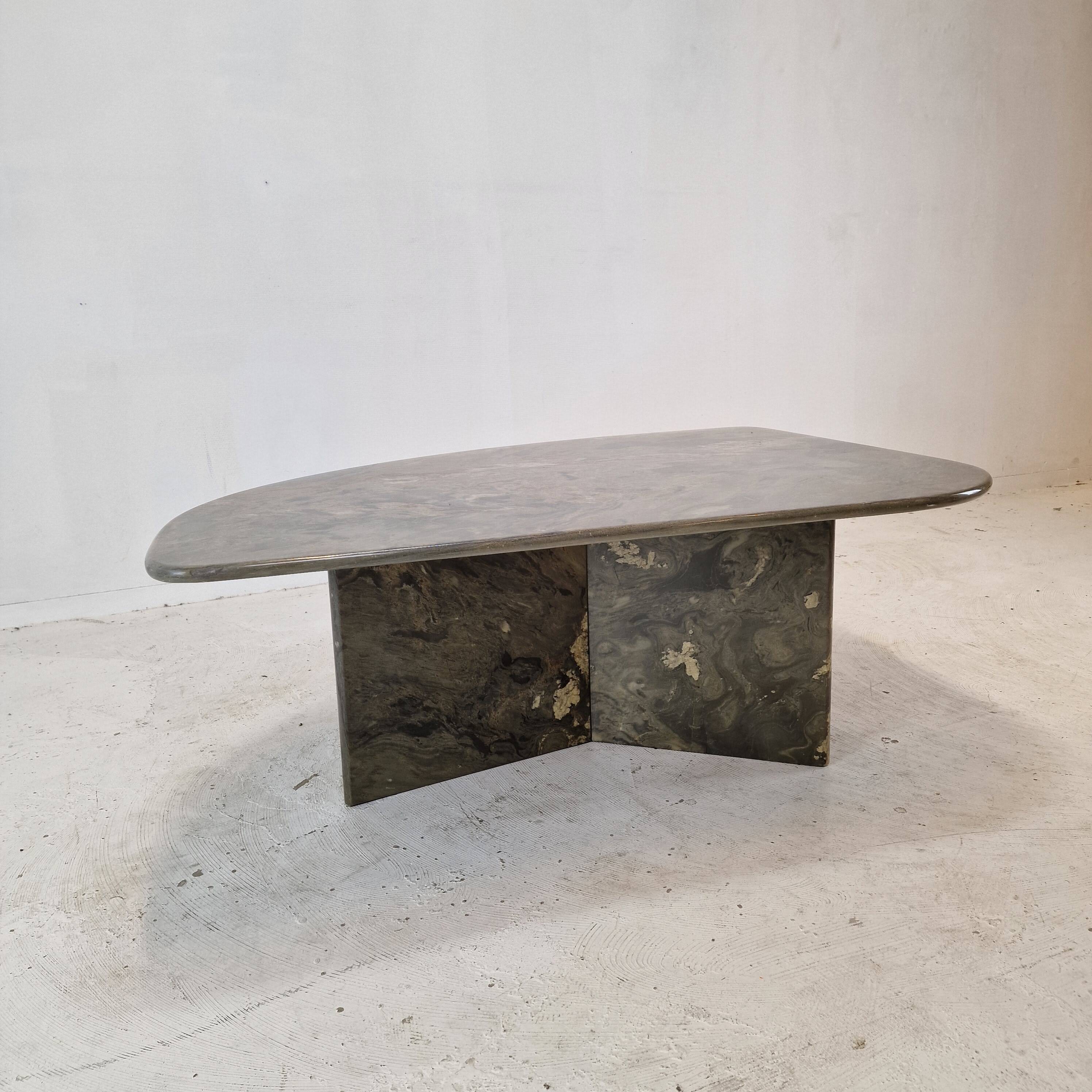 Italian Coffee Table in Granite, 1980s