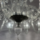 Chandelier three floors in glass of murano