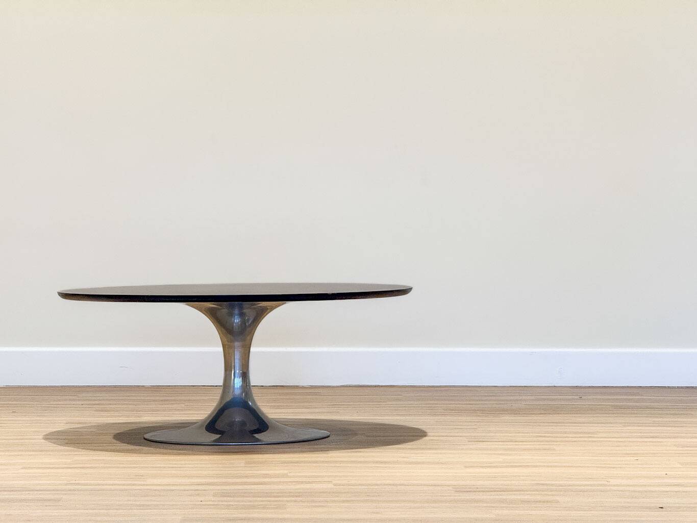 Round coffee table by Arkana (rosewood)