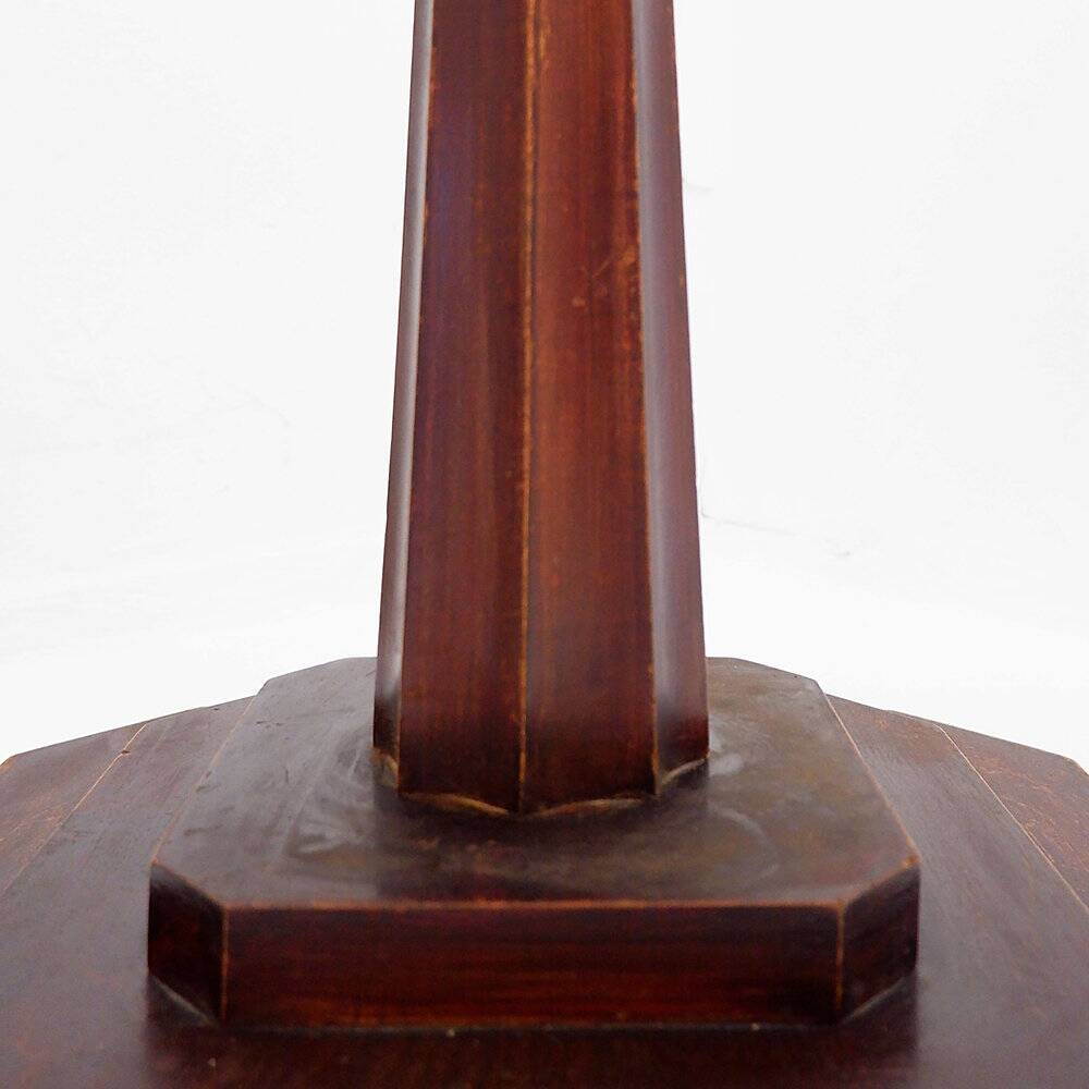 Table piédestal octogonale art déco française - années 1930