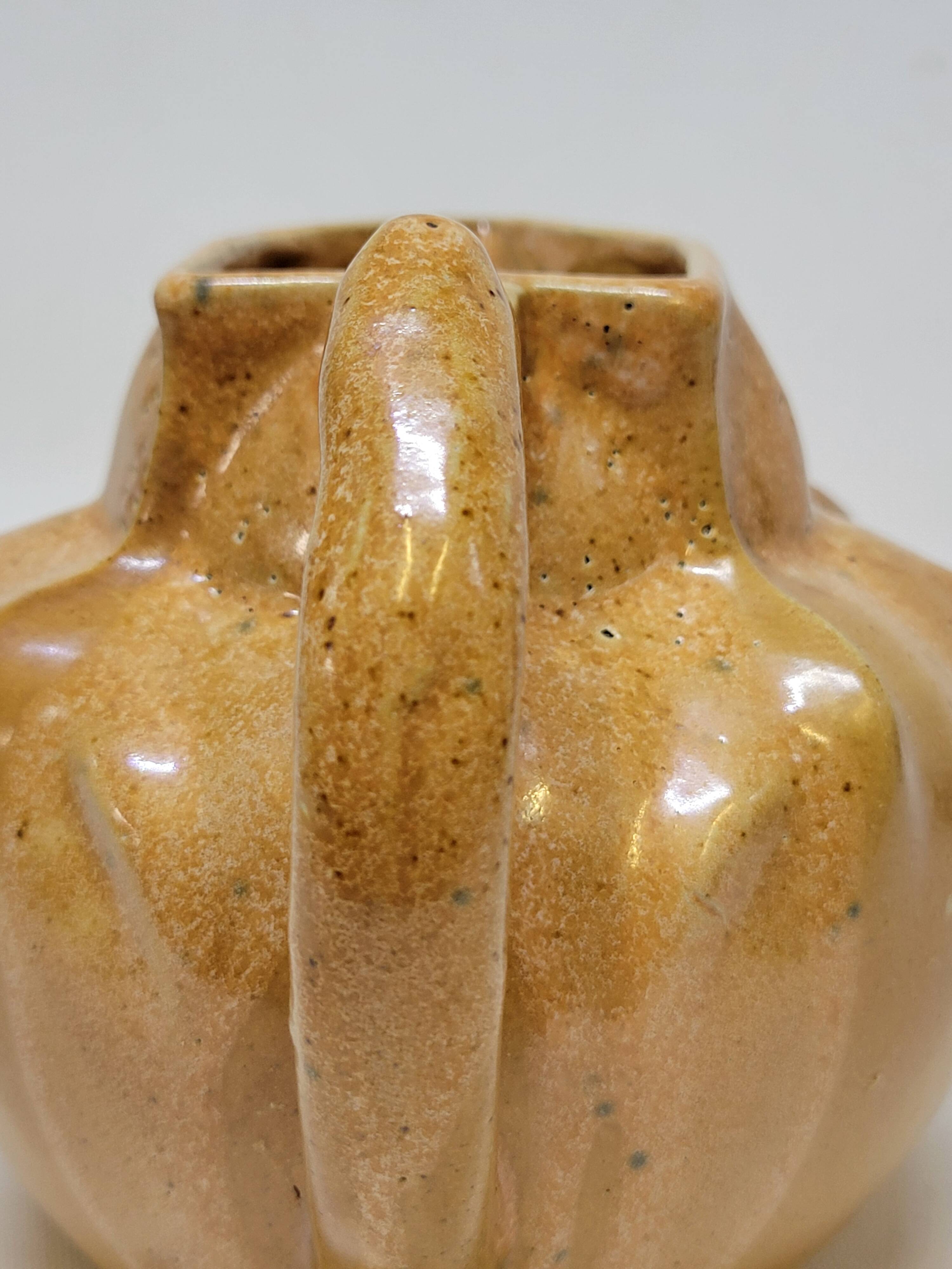 Antique Art Deco Art Nouveau Stoneware Pitcher Carafe 1 Liter