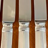 Christofle Atlantide, 6 table knives 24.5 cm very good condition