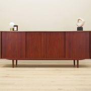 Enfilade en teck, design danois, années 1960, designer : E.W. Bach