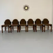 Set of 6 postmodern Thonet Flex chairs designed by Gerd Lange, vintage 80s.