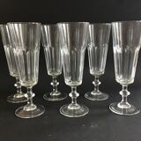 6 champagne flutes
