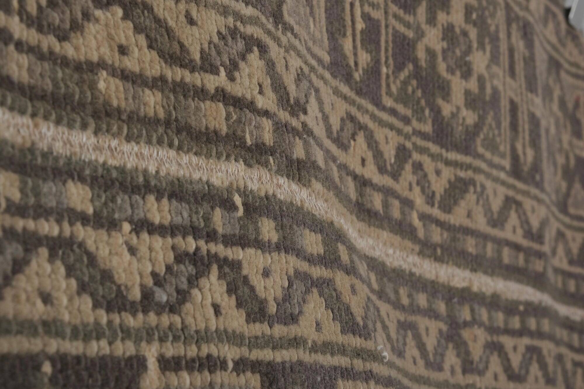 Vintage Turkish hallway rug 55x367 cm