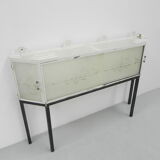 Art Deco display cabinet on legs, can also be hung