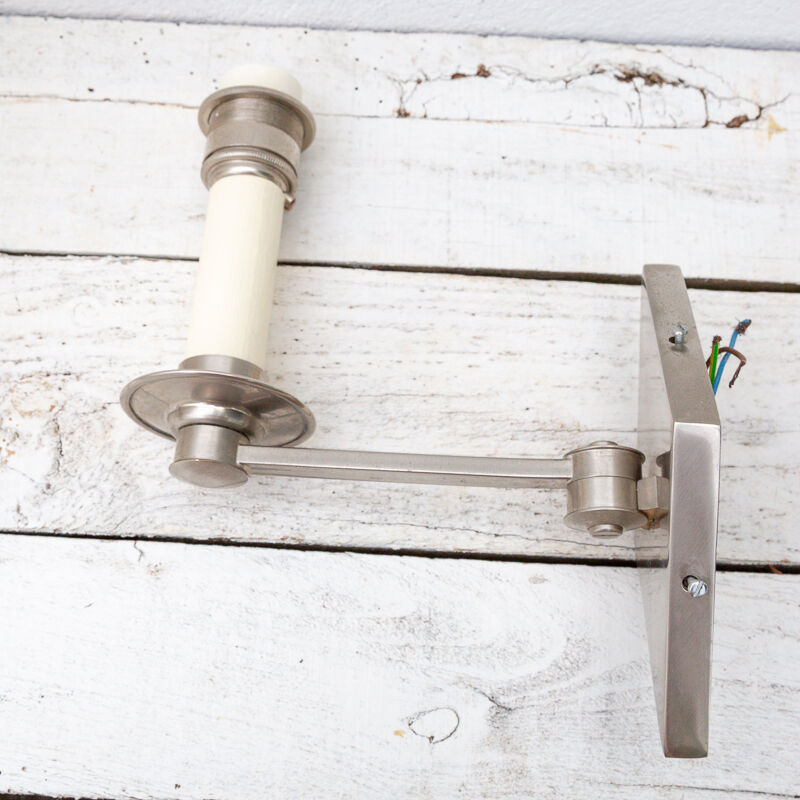 2 wall lamps art deco metal diamond base