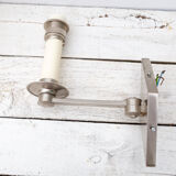 2 wall lamps art deco metal diamond base