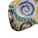 Vintage table lamp in Italian ceramic / Faience lamp