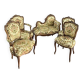 Elegant Louis XV Living Room Set, 19th Century