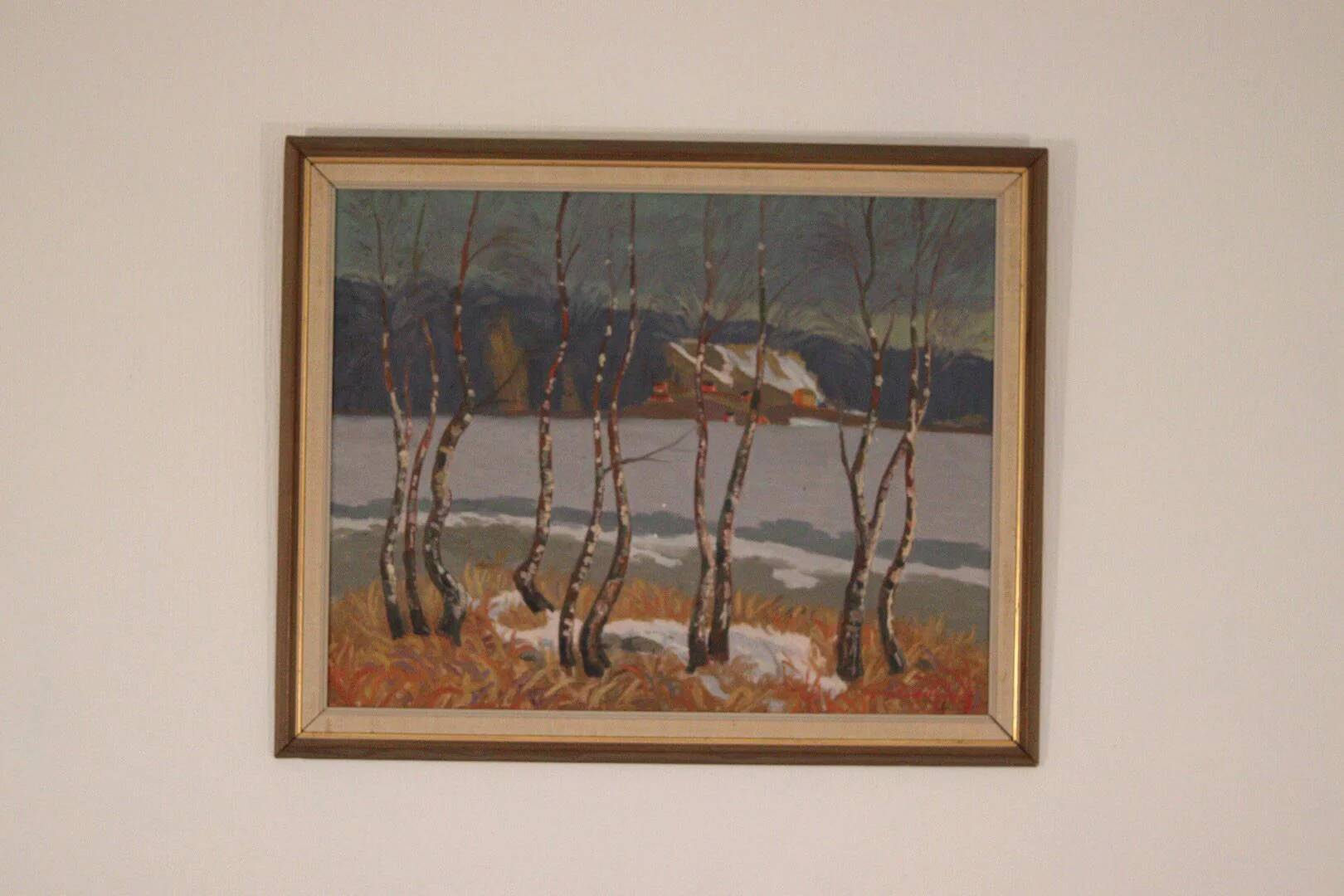 « Bouleaux au bord du lac » par Ragnar Lindström