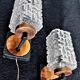 Paire d'appliques lampes vintage 50 60 style art déco