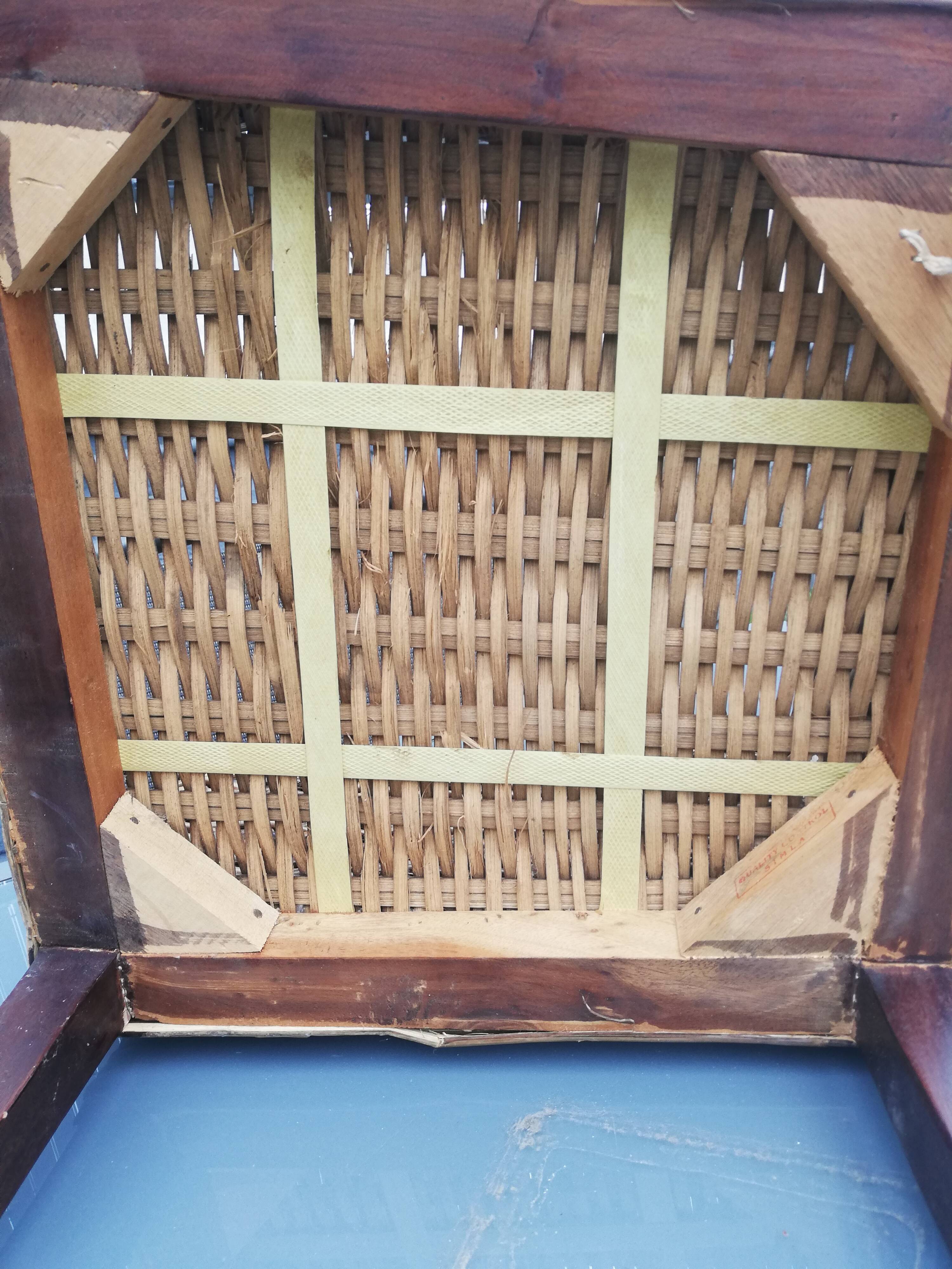 Wicker and rattan child chair