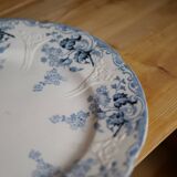 Longwy faience old plate