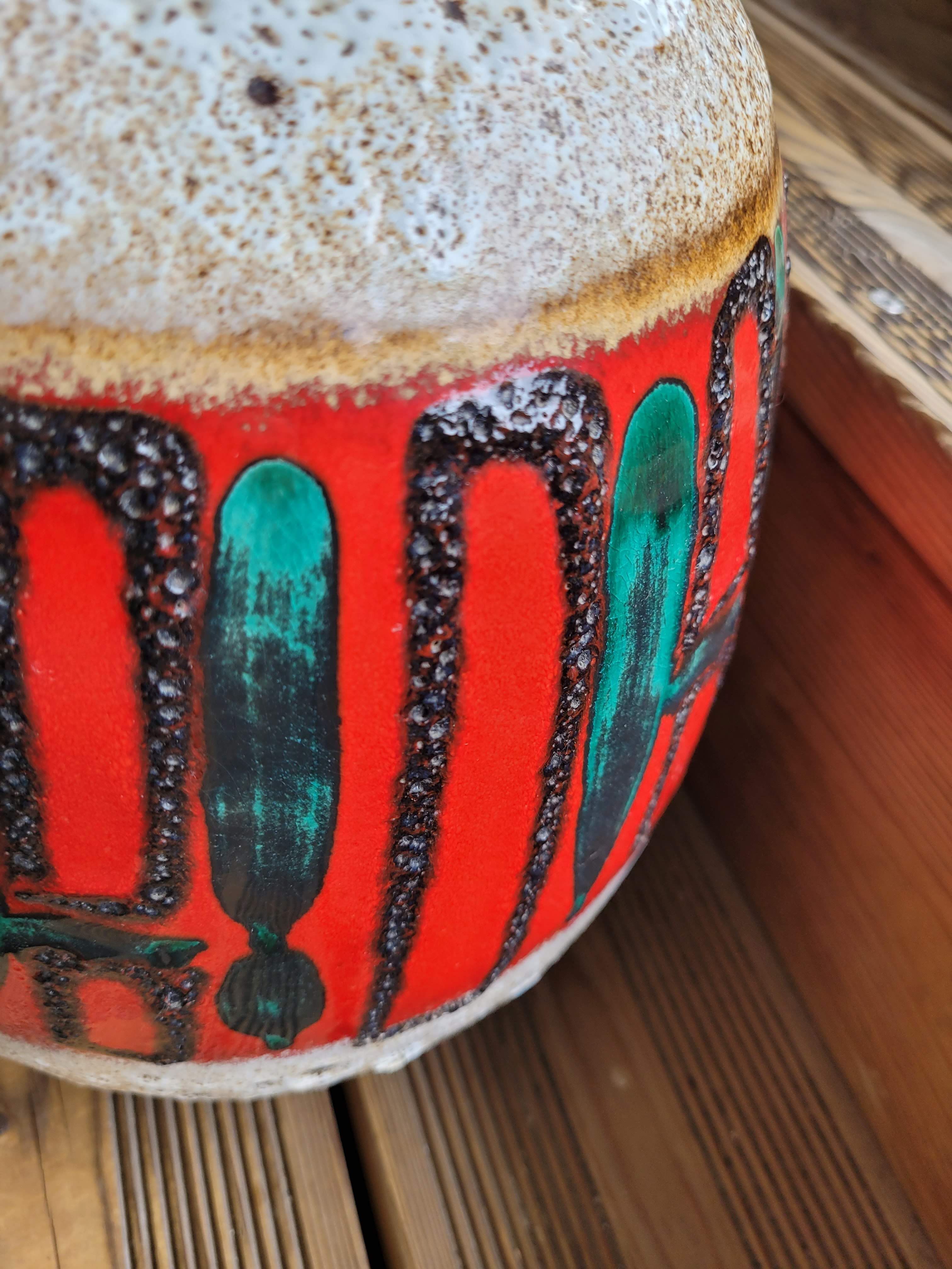 Vase West Germany fat lava 70