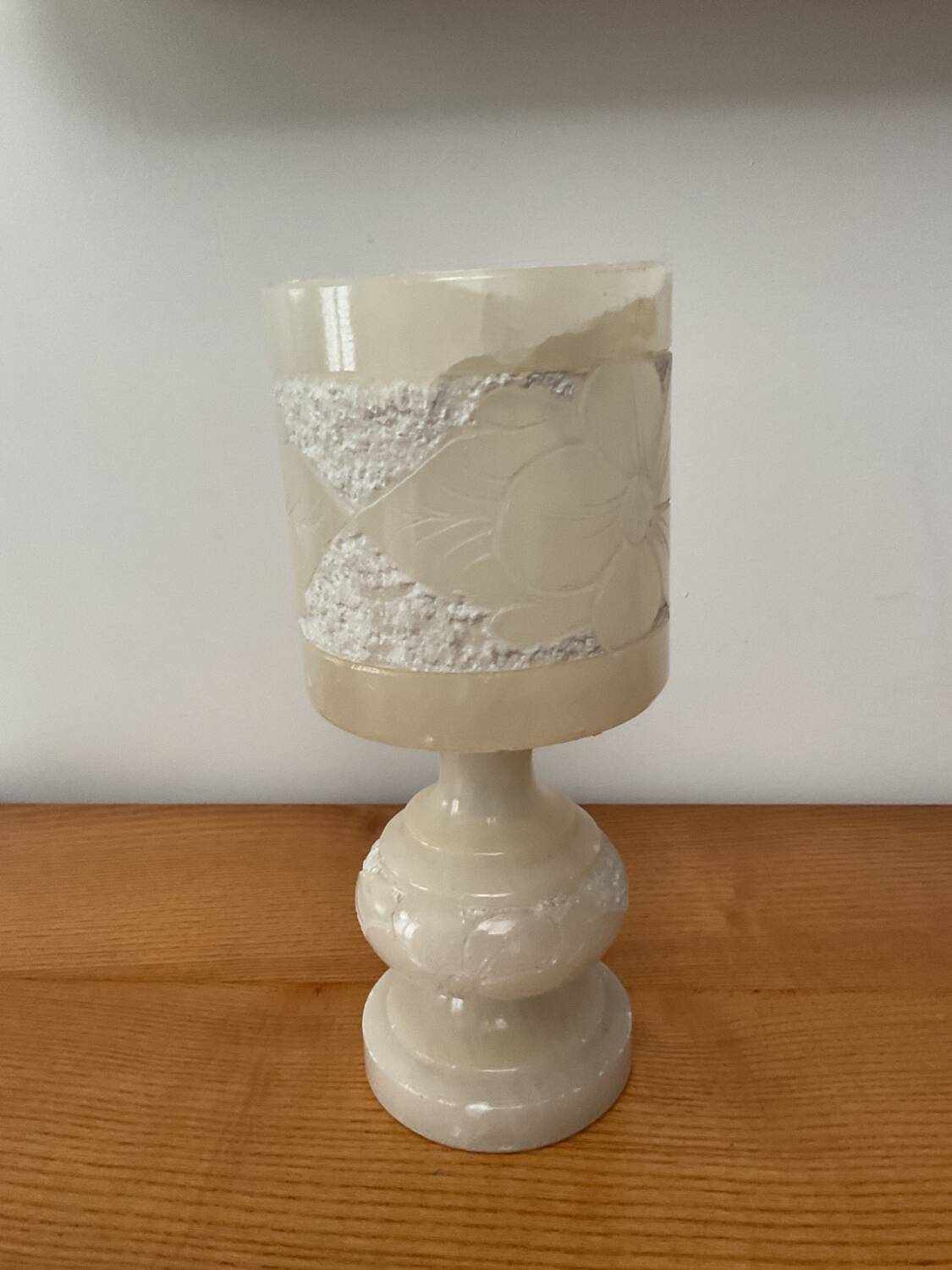 70s alabaster lamp