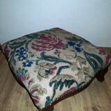 Rare et Ancien Repose-Pieds Tapissier Baroque Style Louis XV