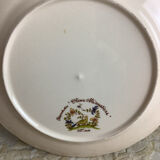 Antique decorative plate Moustiers France